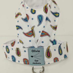 Paisley - White (Back Fastening)