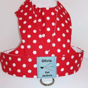 Polka Dots - Red (Back Fastening)