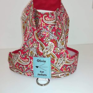 Paisley - Red (Back Fastening)