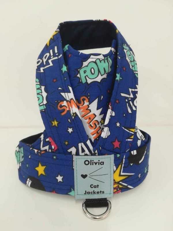 Zap! Smash! - Navy (Back Fastening)