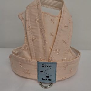 Broderie Anglaise - Peach (Back Fastening)