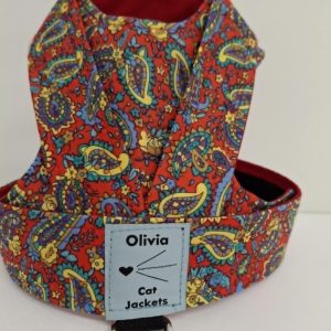 Paisley - Red and Yellow (Back Fastening)